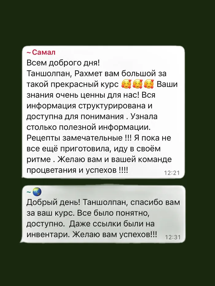 Отзыв ученицы 7
