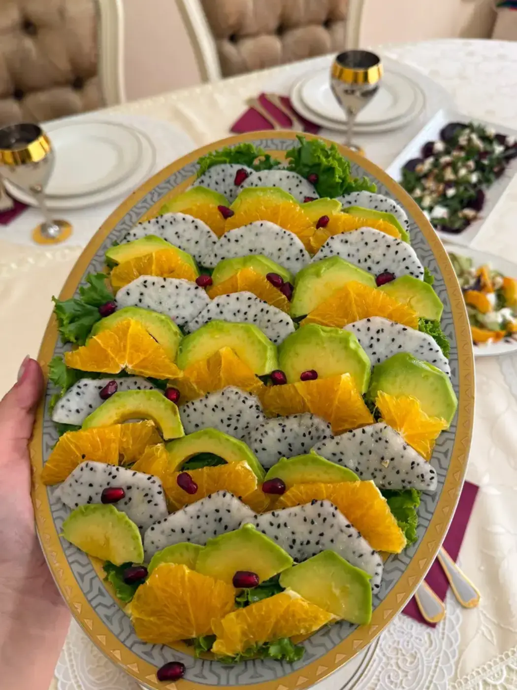 Работа ученицы курса Salad Lab