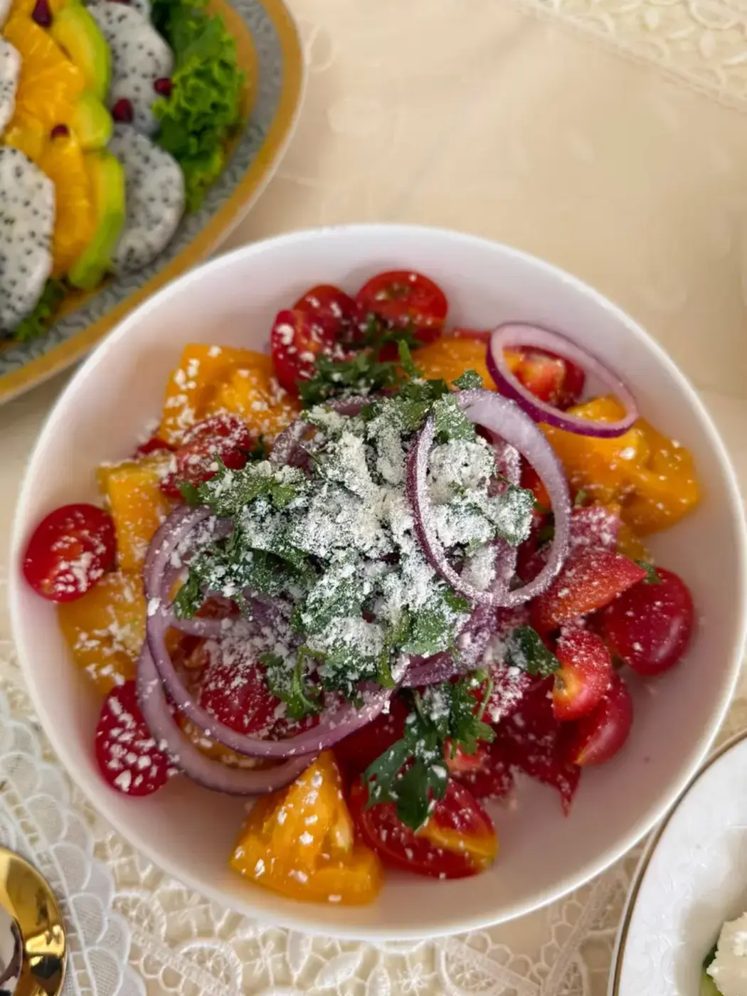 Работа ученицы курса Salad Lab